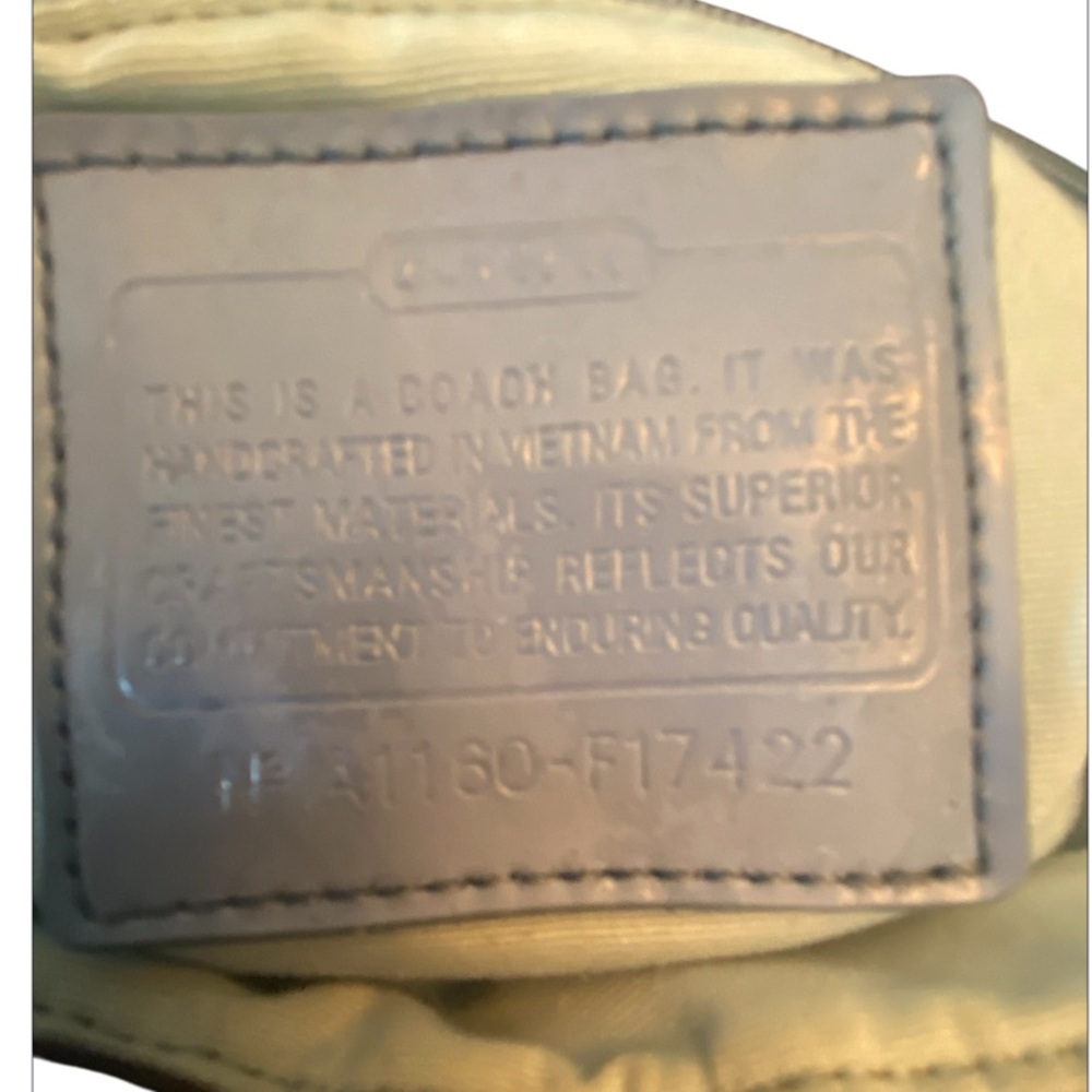 Y2K Coach Optic Signature Butterfly Zip Tote,cardholder, wristlet and med pouch - Picture 2 of 15